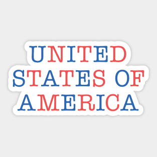 United States of America Sticker